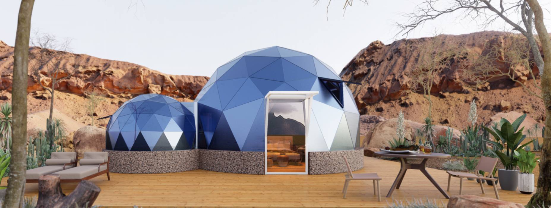 海西球形智能光伏玻璃星空房